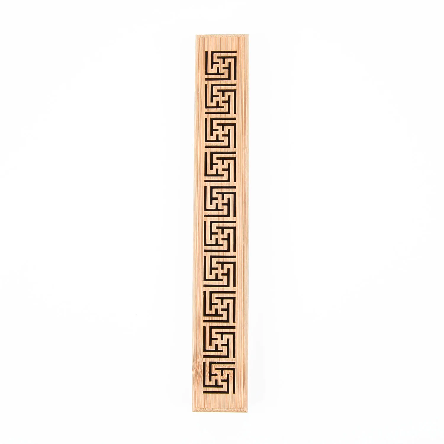 Chinese Ancien Handmade Bamboo Incense Holder Burner Joss Box Stick Home Holder