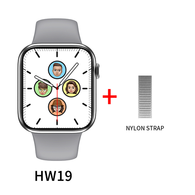 Smartwatch Series 6 Smart Watch Men Women HW19 plus Heart Rate Monitor pk W26 W37 P8 plus HW22 pro max D20 Y68 IWO 13