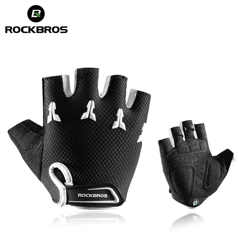 ROCKBROS/летние детские противоударные велосипедные перчатки дышащие Гелевые для