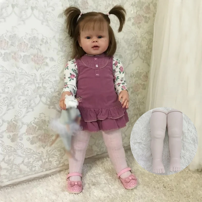 Reborn dolls 28 Inch doll parts straight leg huge toddler doll DIY body parts realistic reborn legs