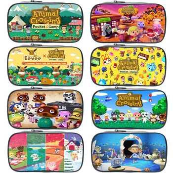 

New Game Animal Crossing Pen Bag Child Pencil Case Trendy Girls Cosmetic Makeup Bag Multifunction Cute Cartoon Stationery Bag