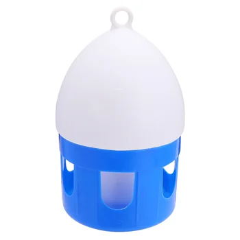 

Birds Water Feeder Practical Birds Waterer Creative Bird Drinker Feeding Supplies for Pigeon Parrot (4.5L, White and Blue)
