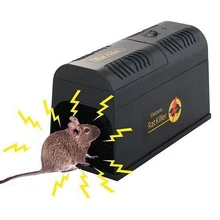 Электрическая крысиная ловушка Мышь Убийца грызунов Zapper электрическая Мана борьба с вредителями кухня сад бытовой электронный крысиный убийца