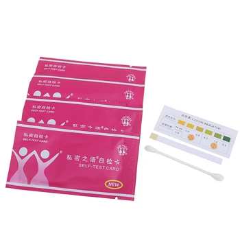 

5 Pcs Female Vaginal Test Card Vaginal Woman Gynecological Test Card Inflammation Test Card Female Health Care