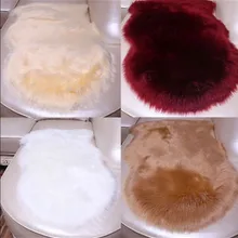 ChzzHare/плюшевый ковер для спальни, гостиной, диван, лестница, искусственная овечья кожа, одноцветные ковры, высокое качество,, нескользящий плюшевый коврик