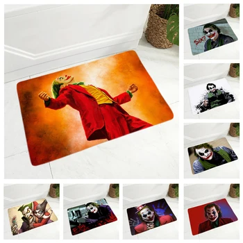 

Soft Flannel Carpet American Anime Joker Floor Mat for Hallway Bedroom Decor Cartoon Door Mat Non-Slip Dining Room Doormat Rug