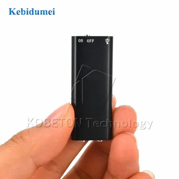 

kebidumei 8G Mini Digital Audio Voice Recorder MP3 Music Player Dictaphone Stereo 3 in 1 8GB Memory Storage USB Flash Disk Drive