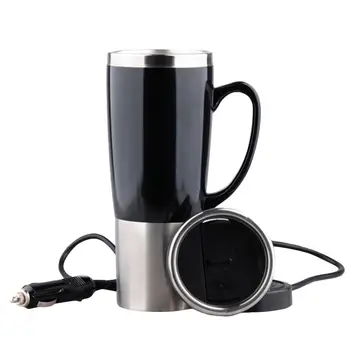 

12V Car Mounted Heating Cup Travel Electric Thermal Cup Automatic Working Car Handy Pot Thermostat Bottle Coffee Heated Mug