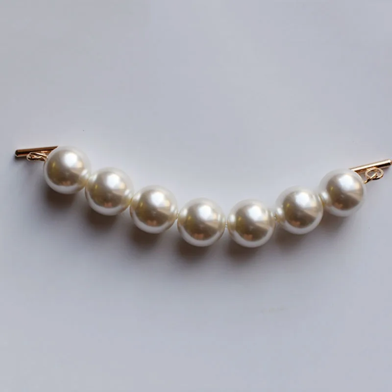 

MM FOND high quality pearl lady bag strap short or long any length can do female bag belts good design handbag bag decoration