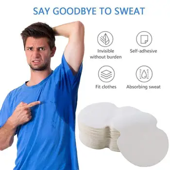 

Men Women Summer Armpit Sweat Pads Unisex Underarm Deodorants Stickers Absorbing Disposable Anti Perspiration Patch 2Pcs/Set