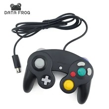 Los datos de la rana clásico controlador con cable Joypad Joystick Gamepad para Nintend para Gamecube controlador para Wii vibración Gameing