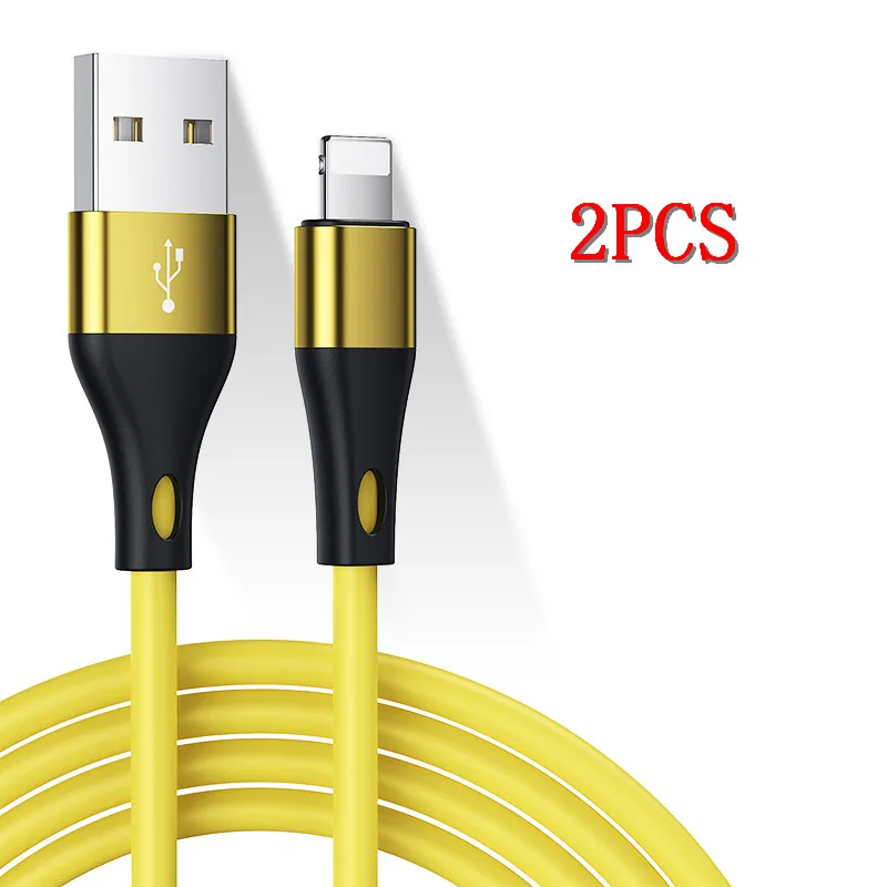 2 шт. USB кабель для iPhone 11 Pro Max Xs Xr X 8 7 6 6s 5S Plus iPad кабели для быстрой зарядки кабель для передачи данных для iPhone зарядное устройство - Цвет: 2PCS