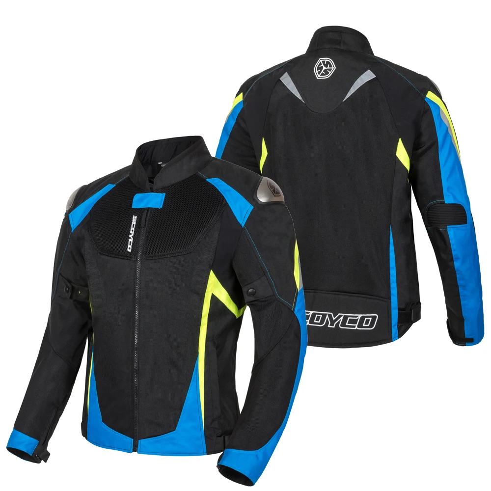US $129.99 SCOYCO Motorcycle Jacket Breathable Reflective Motorcross jacket Racing Protective motorbike jacket summer with Protectors