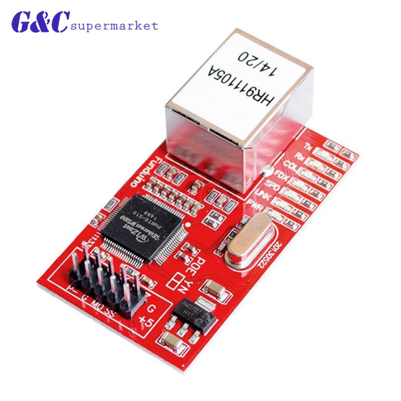 Мини W5100 LAN Ethernet щит сетевая плата модуль R3 3 V 5v совместимый для Arduino UNO diy