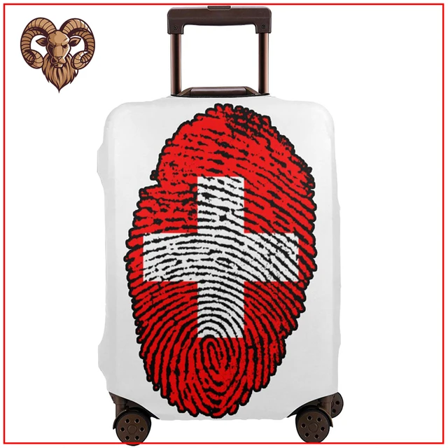 Bandera de protector de maleta de viaje con huellas dactilares 2020, diseño diy, accesorios de viaje, cubierta protectora de equipaje, equipaje grande|Accesorios de viaje| - AliExpress