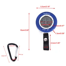 Рыбалка Многофункциональный Мини ЖК Цифровой Открытый барометр альтиметр термометр