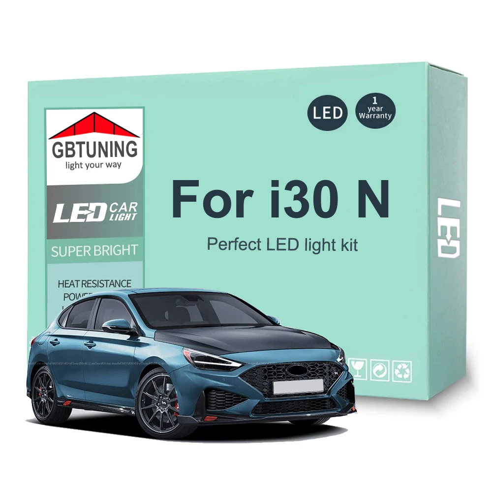 Pack LED HYUNDAI i30 (PDE, PD, PDEN) 1.0 T-GDI hybrid 48V (2020 à 2024) – Pack Ampoules Extérieur main image 1