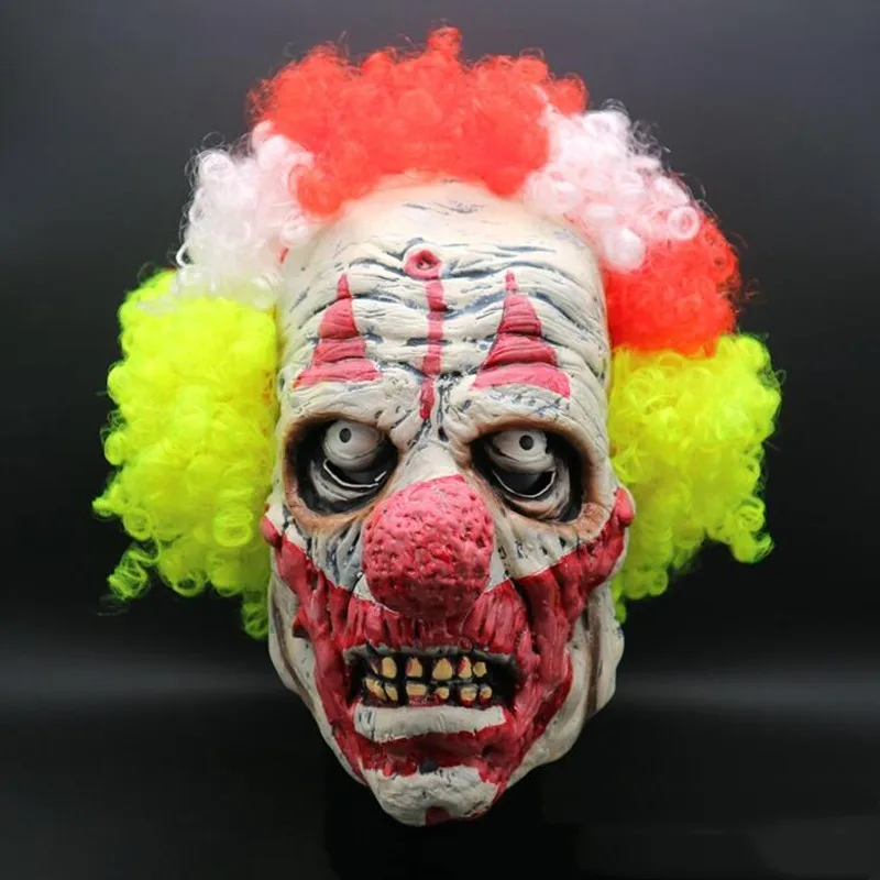 Костюм для Хэллоуина вечерние маска хоррор зомби маска клоуна латекс Биохимический монстр маска