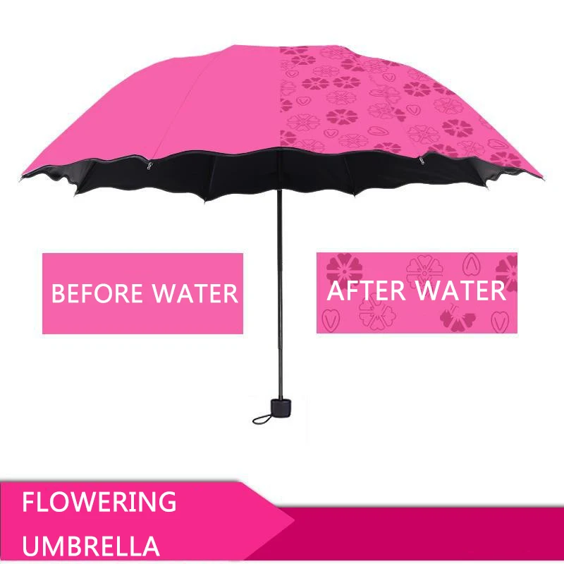 Красочный зонт Анти-УФ водонепроницаемый портативный зонтик для путешествий Модный складной зонт дождь для женщин подарок для мужчин Мини карманный зонтик