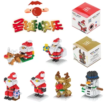 

Small Building Block Christmas Santa Claus Compatible Action Figure Toys Model Educational Toys for Children Kids Bricks