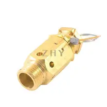 1/" PT Мужской резьбовой воздушный компрессор металлический клапан сброса давления w сплит-кольцо