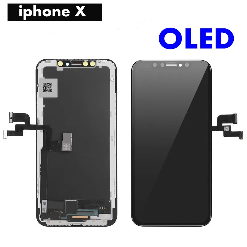 

High Quality OLED For iPhone X LCD Display Touch Screen Replacement For iPhoneX lcd with NO Dead Pixel Digeiter Assembly+tools