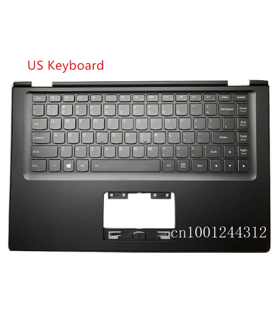 New Original For laptop Lenovo Yoga 2 13 Yoga 2-13 Palmrest Upper Case Keyboard Bezel Cover With US Backlit Keyboard