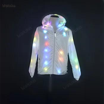 

LED luminous dance clothes color electro-optic dance nightclub bar show costume props CD50 W02