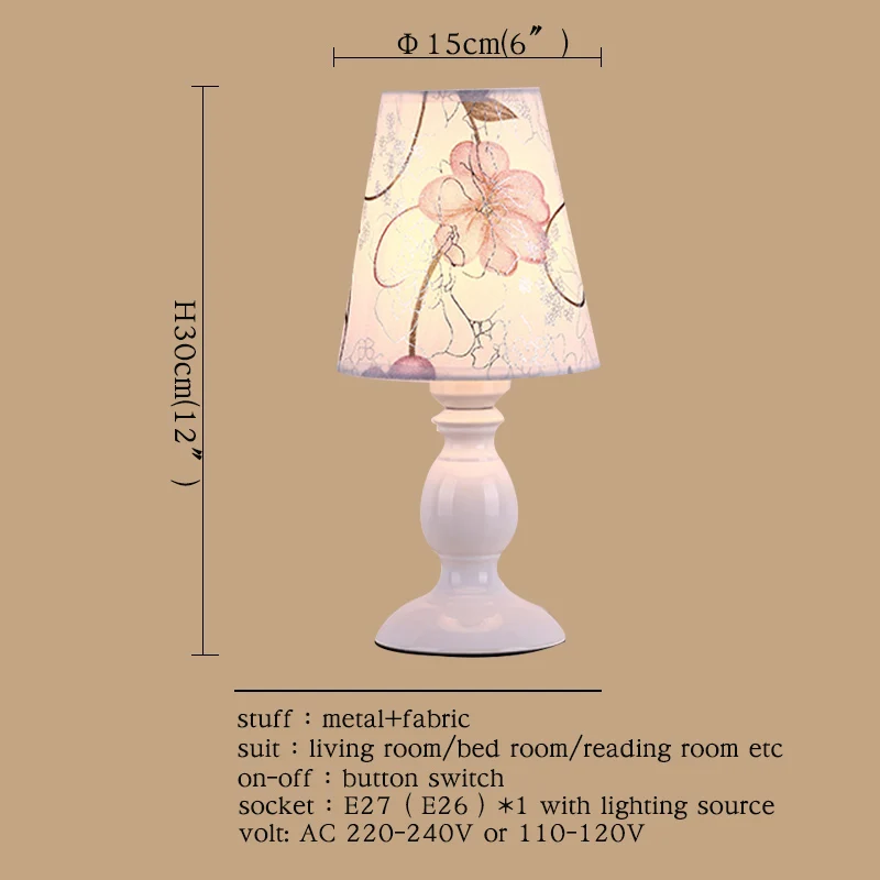 Настольная лампа, Настольный светильник, современный, современный, для офиса, креативное украшение, кровать, светодиодный светильник, ткань для фойе, гостиной, кровати, комнаты, отеля - Цвет абажура: A button switch