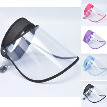

Summer Sun Hats Transparent 2020 Outdoor Fashion Sunscreen Unisex Caps Empty Top Face Protection Visors Men Women Hats