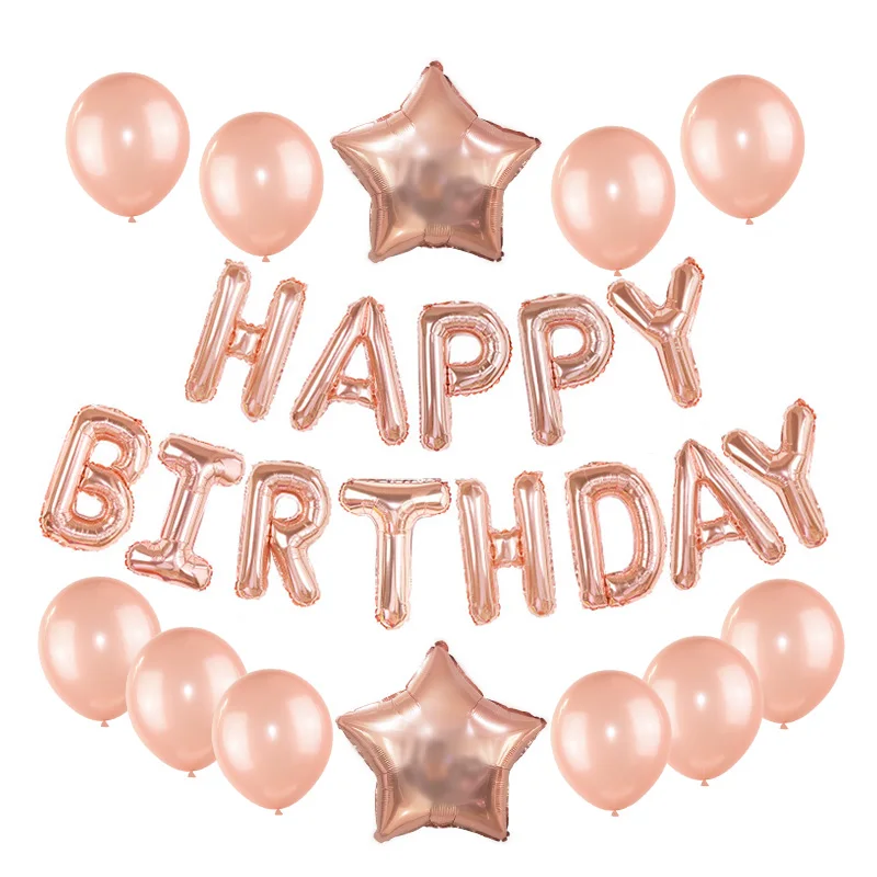 Party Decorations Birthday Banner Rose Gold White 13th Girls Birthday Banner Decorations Happy 13 Year Old Birthday Paper Triangle Flag Pennant Star Dots Garlands