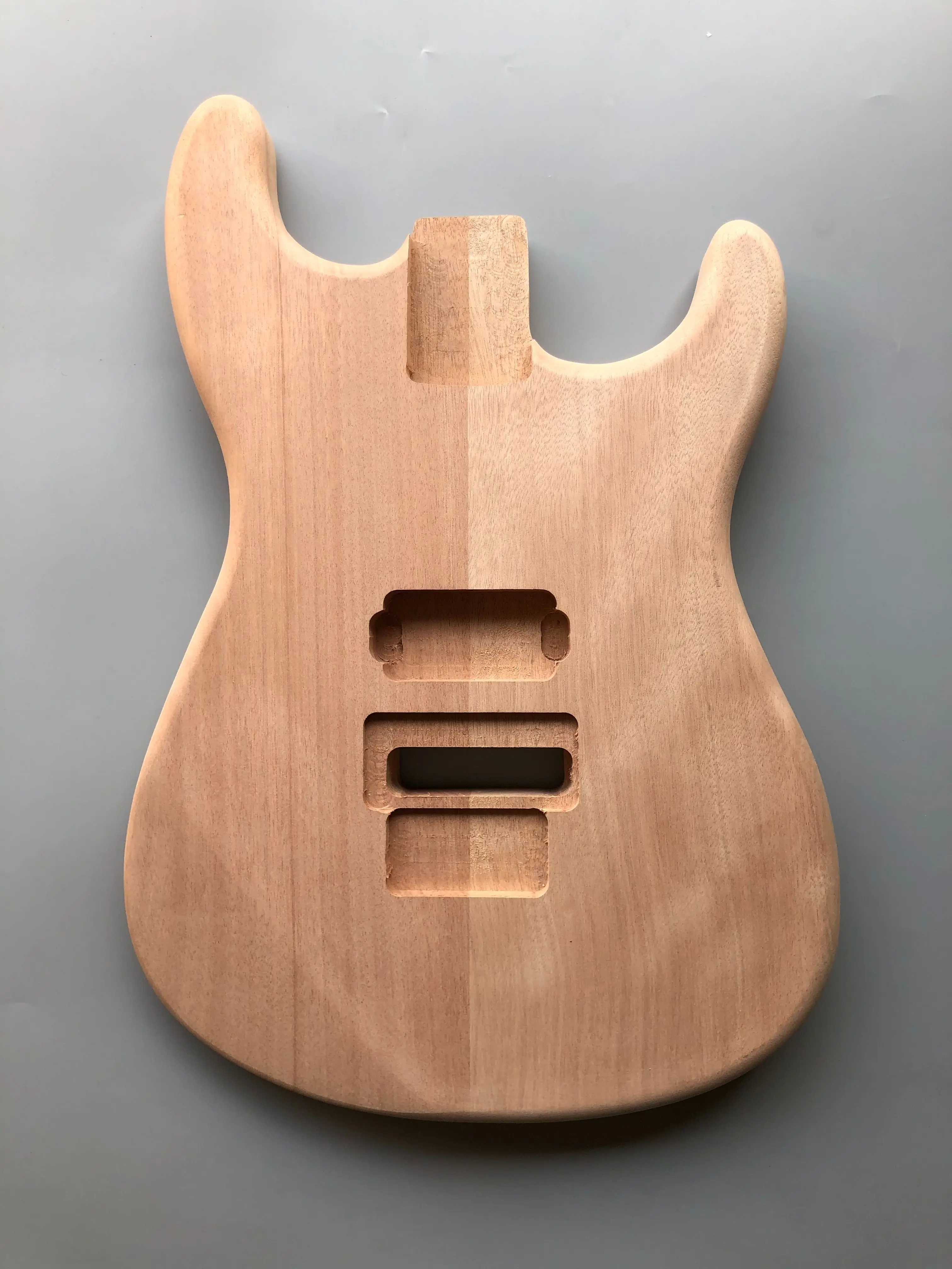 

Unfinished Electric Guitar Body Mahogany Wood DIY electric Guitar ST H Style