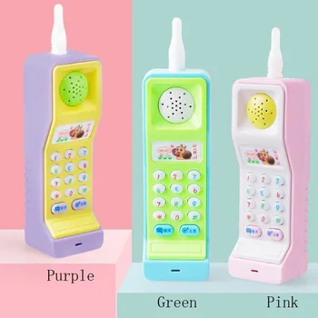 

New baby baby music phone model cartoon children's toys mobile phone simulation telephone puzzle early education toys