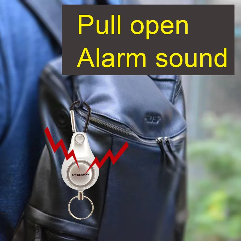 

Personal Alarm Women Security Keyring Emergency Self Defense for Outdoor Survival Camping Backpack Hi 888