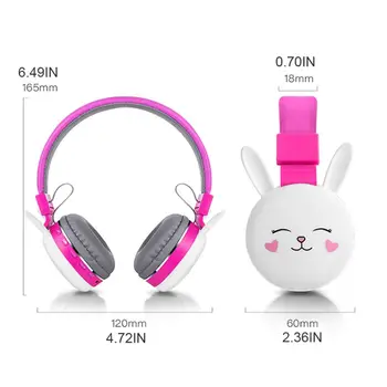 

Cartoon Foldable Wireless Headphone Strong Bass Stereo Gift Earphones R2JB