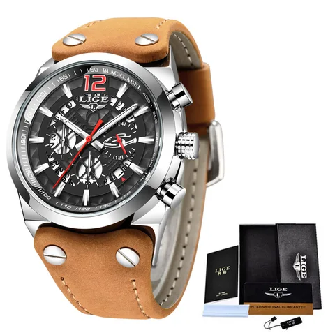 Luxury Brand Men Analog Leather Sports Watches Men's Army Military Watch For Male Date Quartz Clock Relogio Masculino 2020