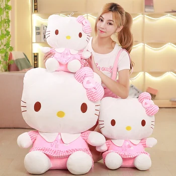 Hello Kitty Peluche Douce Grand CD / Accessoire Support avec Poignée