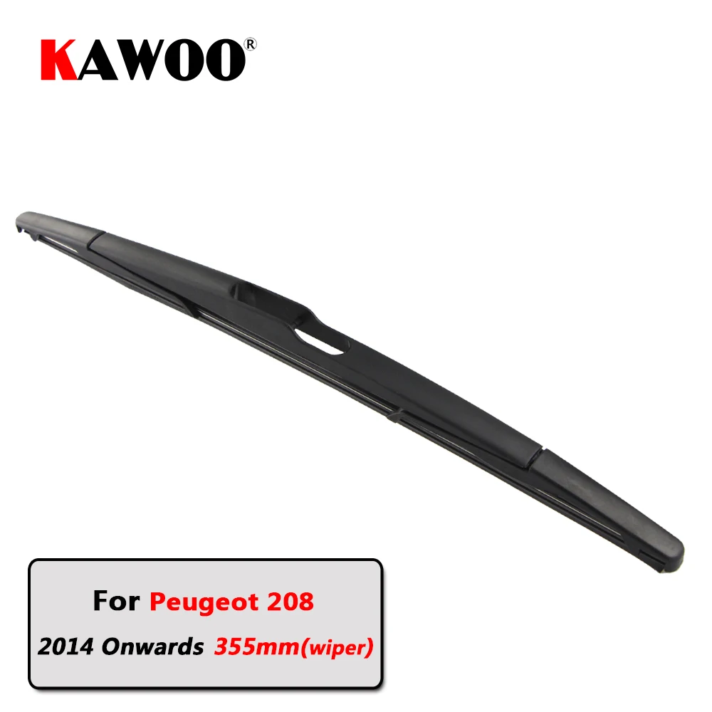 Kawoo Car Rear Wiper Blade Blades Back Window Wipers Arm For Peugeot 208 Hatchback (2014 Onwards