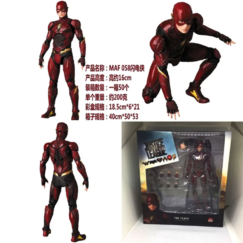 DC Justice League Garage Kit MAF Flash Модель подвижный шарнир подарок внутренняя игрушка для украшения