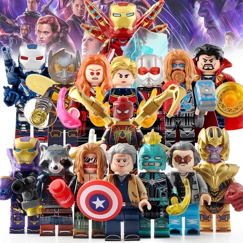 

24 style superheroes alliance collection character building block figures br188 4-12 years olds toy of kids gift of kids