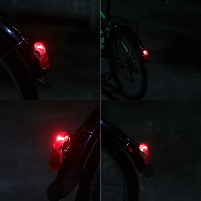 Фара Onature для электровелосипеда, для велосипеда, задний светильник крепление на крыло Предупреждение Велосипедное крыло светильник сзади AAA Батарея Stvzo светодиодный велосипедный задний светильник хвост светильник