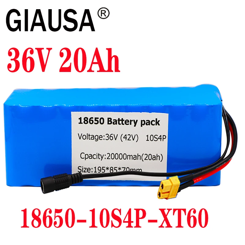 Аккумулятор GIAUSA для электрического велосипеда литий ионный аккумулятор 18650