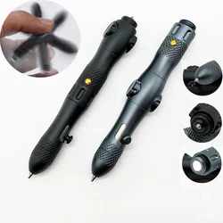 Stylo de défense tactique, anti Stress, l'anxiété, Gyroscope, éclairage, brise verre, équipement de survie, outil d'oscillation d'auto défense 