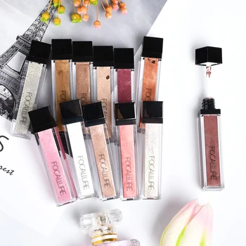 

FOCALLURE Makeup Pearlescent Multicolor Liquid Eyeshadow Lasting Non-flying Diamond Sparkling Liquid Eyeshadow Female Makeup BB2