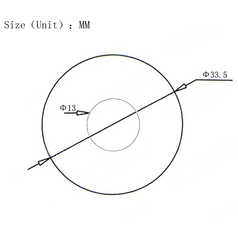 5pcs Rhythm Treble Ring Round Plate For  Toggle Switch