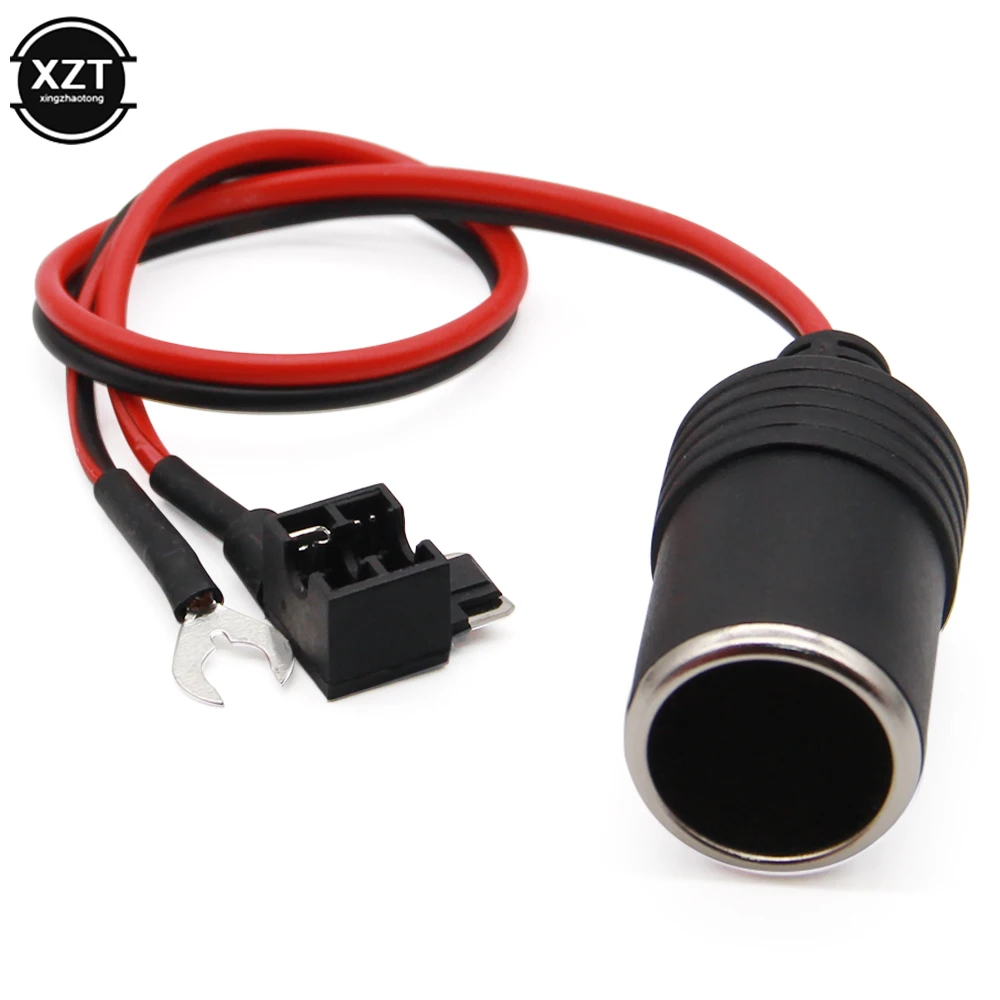 Cigarette Lighter Adapter Universal DC 12V Outdoors Fuse for Storage Battery