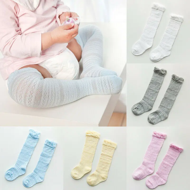 

pudcoco cute cartoon summer mesh socks for baby girls boys soft cotton blends infant newborn long socks baby meias drop shipping