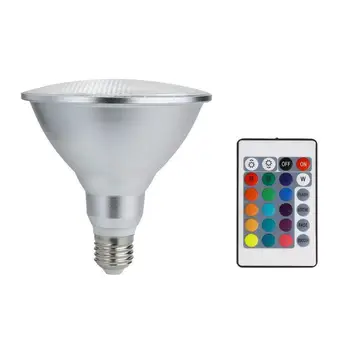 

10W 20W Par30 Par38 LED RGB Spotlight Bulb Outdoors Water-Resistant Color Changing Magic Bulb