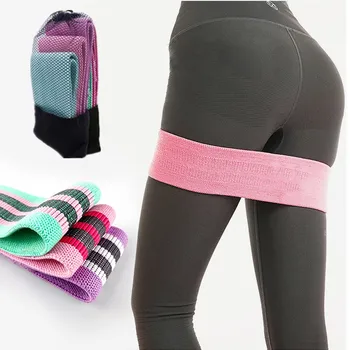 

3 Pack Booty Bands Set Non Slip Elastic Home Sports for Legs and Butt Workout Bands Exercise Bands Gluteus Bands for Women
