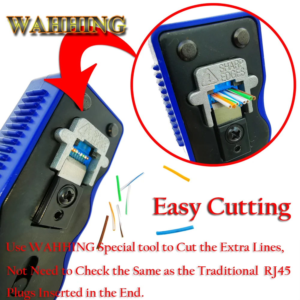 RJ45 Tool Network Crimper Crimping Tools Stripper Cuting Ethernet Cable Fit RJ45 Cat6 Cat5e Cat5 STP Plugs RJ45 Connector New